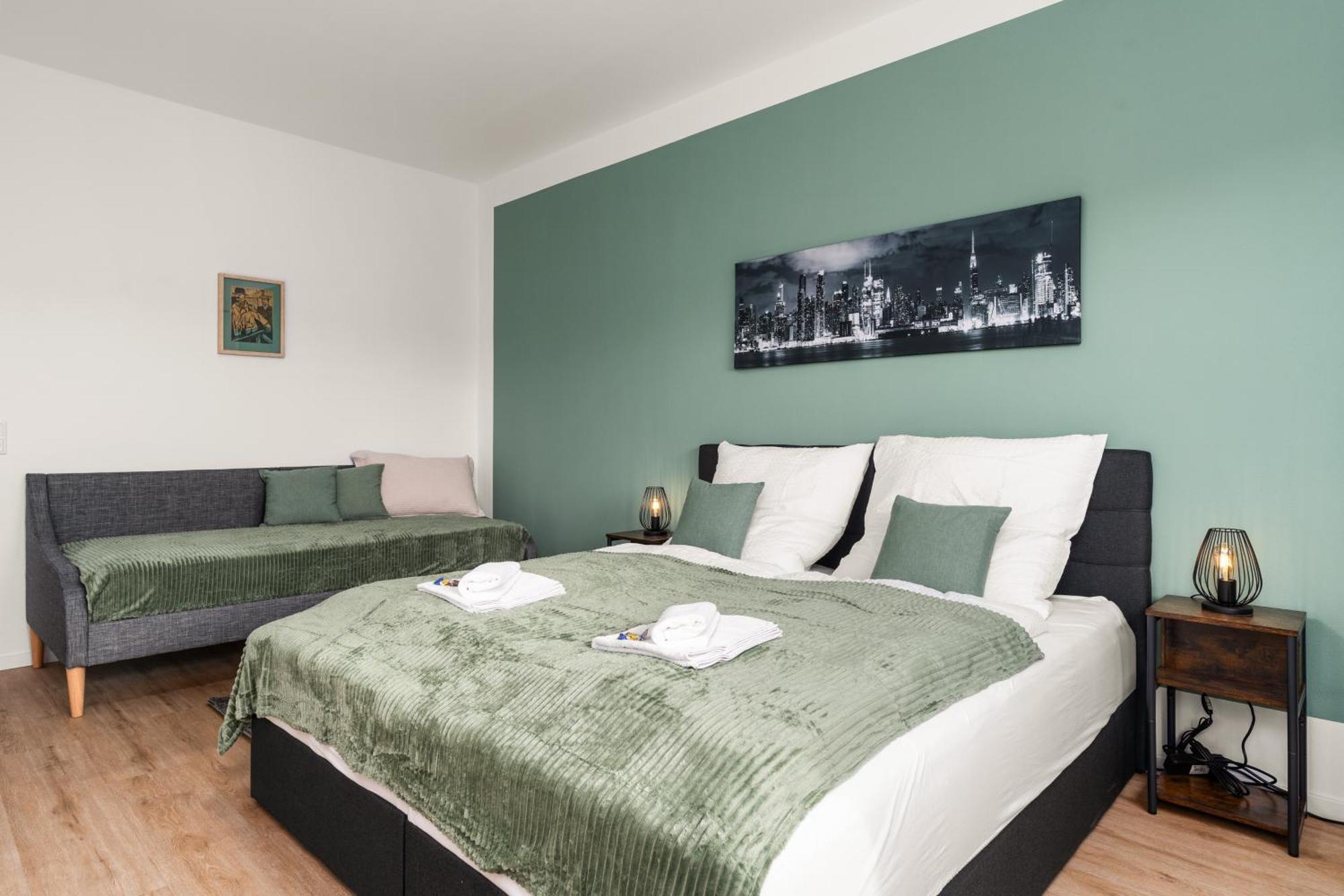 Homely-Apartment Manhattanart, Zentral, Parkplatz, Billard,Ps4, Dart, Balkon Bielefeld Exteriér fotografie